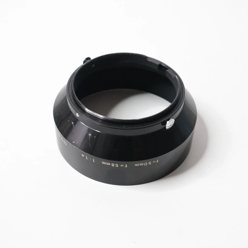 Nikon F Lens Hood‎ 50mm 58mm f/1.4 Japan Black Camera Photography Accessory